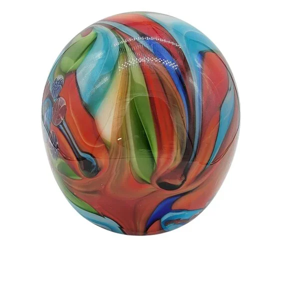 S Puccini Multicolor Murano Glass Art Vase - Picture 4 of 4